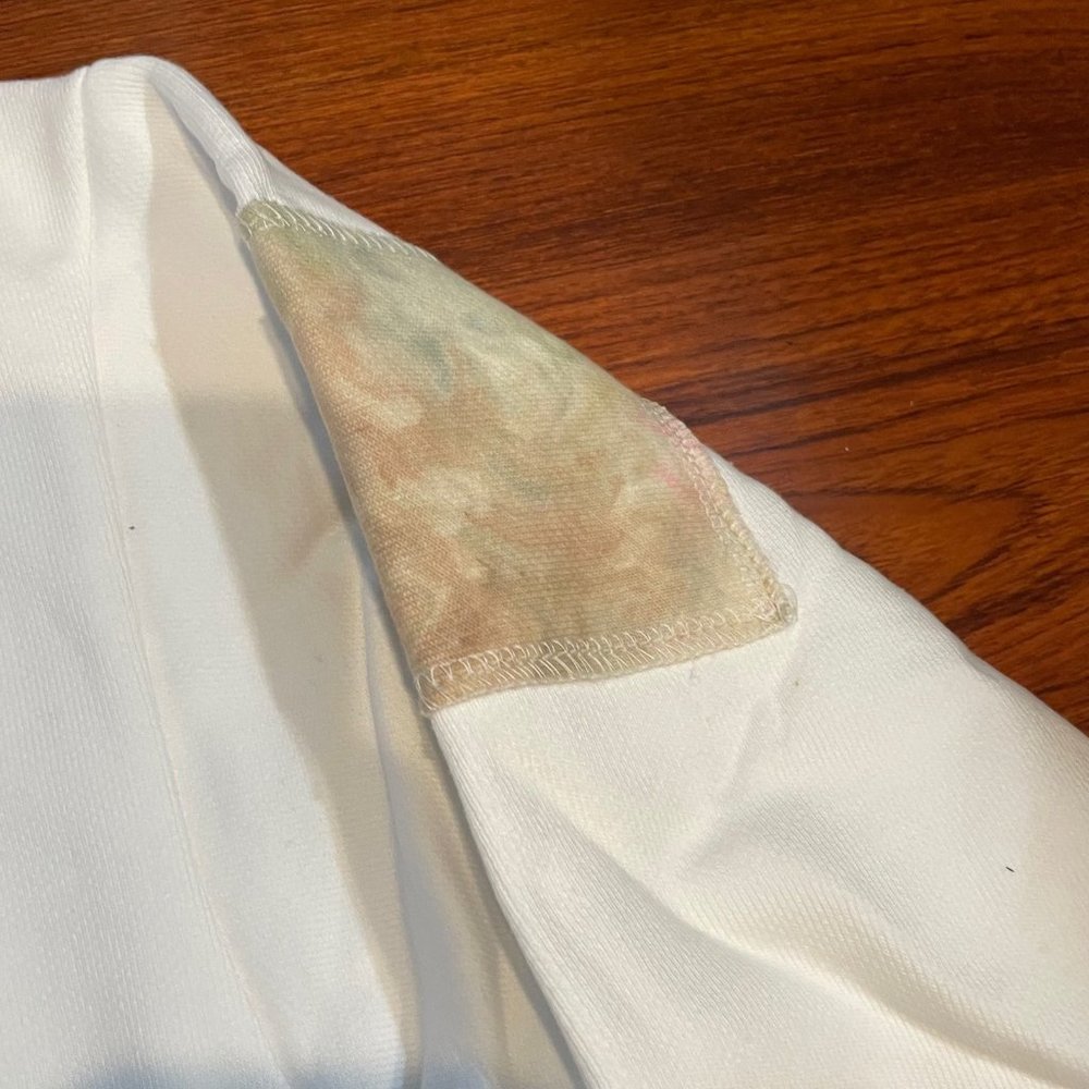 New Chinatown Market Patchwork White Sweaters Sz … - image 4